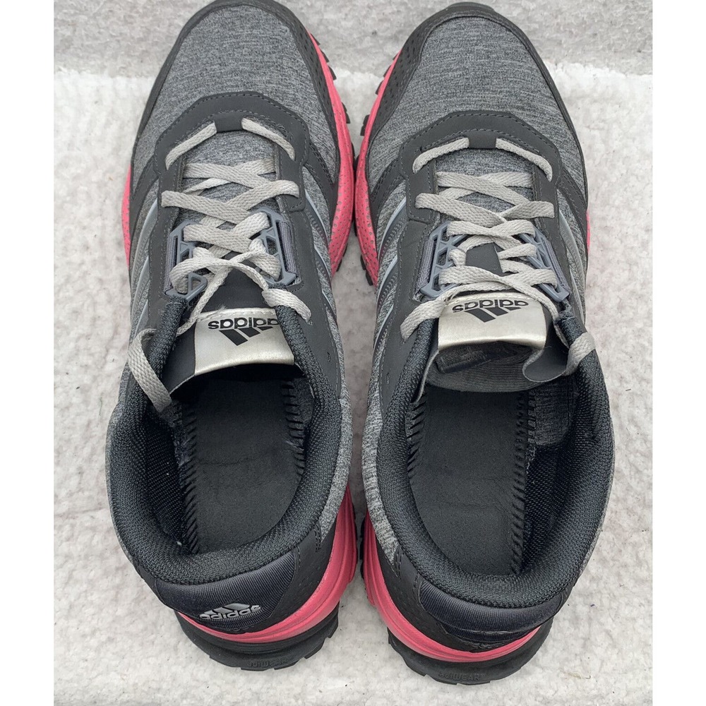 Adidas Running Shoes Womens 9 AKTIV Trails Hiking Gray Pink NO INSOLES B26576 - Picture 4 of 12